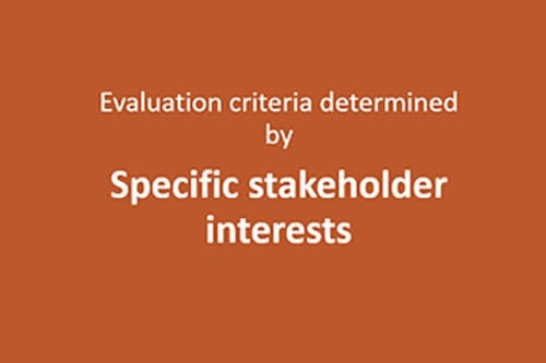 The DAC criteria, Part 6. Key issues before deciding